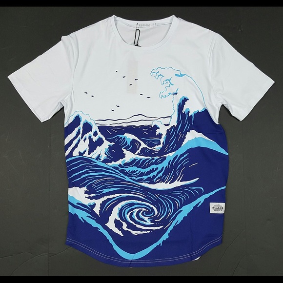 Reason Waves Tee size large - Picture 1 of 3